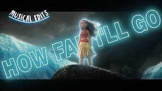 How Far Ill Go Song Lyrics  Moana [upl. by Aiset]