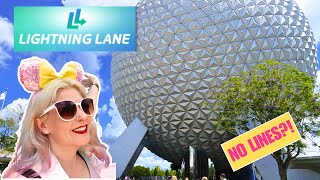 Is Multipass Worth it at Epcot  Testing Disneys Newest Cut the Queue Service [upl. by Eltsyrc]