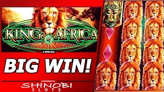 King of Africa Slot  Free Spins Big Win [upl. by Anitrak933]