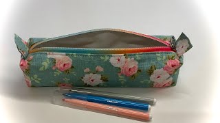 Coudre une petite trousse à crayons 🖍️ couture Madalena [upl. by Amilb954]