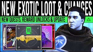 Destiny 2 NEW EXOTIC LOOT amp PATCH CHANGES Ergo Sum CATALYST Facet NERF Changes amp More 18 June [upl. by Amron222]