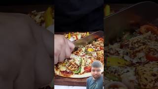 Peri Peri Paneer Pizza  indianasmrworld food cooking asmrstreetfood pizza paneerpizza [upl. by Trevlac]