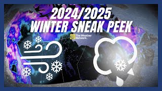 A Sneak Peek at the Winter Forecast for 20242025  winterforecast [upl. by Yelrak]