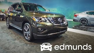 2017 Nissan Pathfinder Review  Features Rundown  Edmunds [upl. by Mercer882]