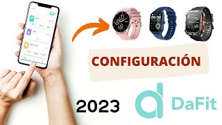 ✅​ Cómo conectar smartwatches con la app Da Fit 📱​ Tutorial 2024  ⌚ C20 ⌚ C20 PRO ⌚ KC08 ⌚ P58 [upl. by Mathew]