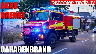 🔥 Feuer beim Laden 🔋 EBike Akku geht in Flammen auf 🔋  🚒 Feuerwehreinsatz [upl. by Anaili306]