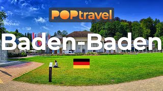 BADENBADEN  Germany 🇩🇪 Summer Tour  4K 60fps UHD [upl. by Gardener]