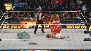 AEW WORLDS END 2023 Highlights HOOK vs Wheeler Yuta  FTW CHAMPIONSHIP [upl. by Nnaeirb567]