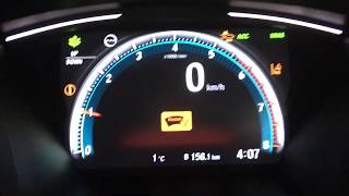 HONDA How to clear your Radar Warning Symbol  2019 Civic GEN X [upl. by Vivyan]