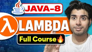 Master Java Lambda Expressions in 90 Mins  Java 8 Lambda Expressions Full Course  Java Tutorial [upl. by Gerome431]