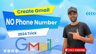 Create Gmail Account Without Phone Number  2024 Tutorial [upl. by Nodnal]