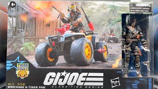 GIJOE CLASSIFIED Tiger Paw and Wreckage Review [upl. by Moazami902]