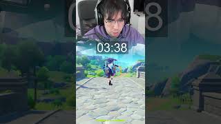 TEST DE VELOCIDAD Xianyun vs Wanderer vs Yelan shorts genshinimpact [upl. by Ogdan211]