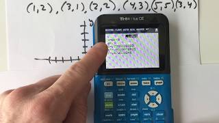 Linear Regression TI84 Line of Best Fit [upl. by Amir408]