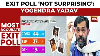 Haryana Exit Polls Political Activist Yogendra Yadav Says Exit Poll Results Not Surprising [upl. by Eibbor]