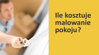 Ile kosztuje malowanie pokoju  cena w 2022 [upl. by Akitahs]