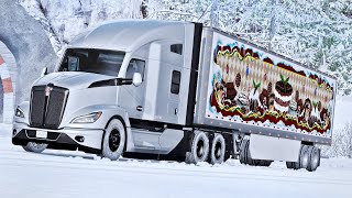 Winterland in the T680 Next Gen  American Truck Simulator [upl. by Warrick863]