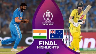 Cricket World Cup 2023 Final  IND v AUS  Highlights [upl. by Nodnelg]