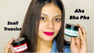 Aha Bha Pha 30 Days Miracle Cream VS Snail Truecica 30 Days Miracle Cream  Konika Rahman [upl. by Ty748]