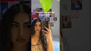 Persian girl✨️🐆 short persiangirl persianmusic leopardprint [upl. by Eelarat]