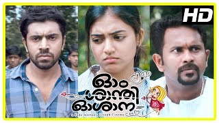 Ohm Shanthi Oshaana Movie Scenes  Nazriya inquires about Nivin  Nazriya to learn cooking [upl. by Annawd]