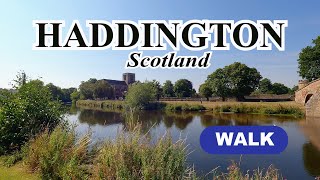 HADDINGTON Scotland  town historical walk in 4K [upl. by Chancey]