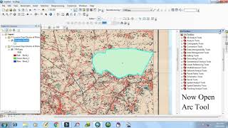 How to Extract Study Area from Topographical Map using ArcGIS [upl. by Cho698]