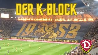 Dynamo Dresden vs 1 FC Saarbrücken  Das erste Mal im KBLOCK So war es im LEGENDÄREN Block [upl. by Myriam]