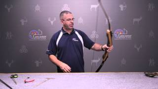 How to Set Up a Recurve Bow [upl. by Nnod]