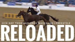 2018 RRP Thoroughbred Makeover Freestyle Reloaded aka Sniper [upl. by Enorej]