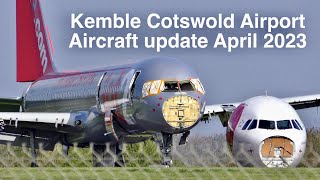 The UK Aircraft Graveyard  Kemble Cotswold Airport Aircraft Update April 2023 [upl. by Ahsaret]