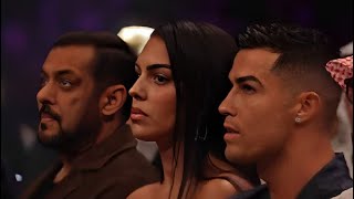 Salman Khan with Cristiano Ronaldo at the Battle Of The Baddes Opening Ceremony Riyadh Saudi Arabia [upl. by Vicki]