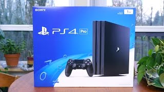 PlayStation 4 Pro Unboxing Setup and First Impressions [upl. by Hughie]