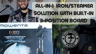 The Rowenta IXEO Allin1 Iron and Steamer Solution with Builtin 3Position Board Unboxing [upl. by Lorenza]