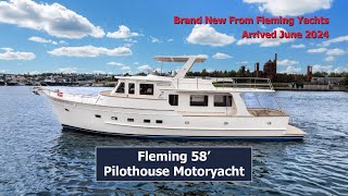 2024 Fleming 58 BRAND NEW FROM FLEMING YACHTS  Now in Seattle WA [upl. by Trofmoc]