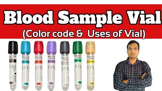 Color code of vacutainer used in laboratoryBlood collection tubessample vialsblood bottel guide [upl. by Nylrats]