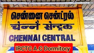 IRCTC AC Dormitory in Chennai Central  Review  Pricing and AmenitiesMaharshiSharmaVlogsVizag [upl. by Bazluke524]