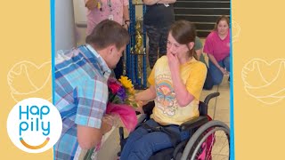 Boy With Down Syndrome Asks Girl With Spina Bifida To Prom [upl. by Ecnahoy991]