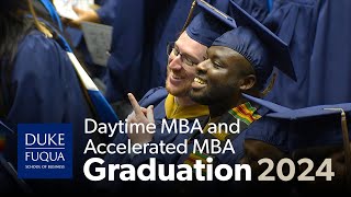 The Duke MBA  Daytime and Accelerated MBA Graduation 2024 [upl. by Yroggerg]