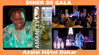 La performance très appreciée de Baaba Maal au DINER DE GALA de Azalaï Hôtel [upl. by Mcgraw]