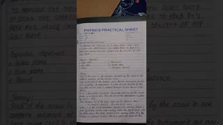 Class 11 Physics practical To measure thickness of glass plate using Spherometer studywithribka🔥🔥 [upl. by Salvidor]