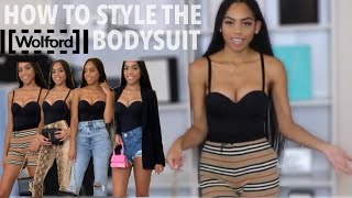 4 WAYS TO WEAR THE WOLFORD MAT DE LUX BODYSUIT  Wolford Styling Haul  DeUndrea lcs [upl. by Billmyre815]