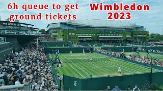 Wimbledon 2023 ground tickets  when and where is the best to start queuing [upl. by Repooc]