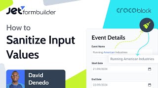 How to Sanitize Input Values in Text and Textarea Fields of WordPress Forms  JetFormBuilder [upl. by Nalod]