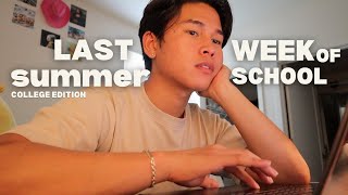 Last Week of Summer School  College Diary Ep 1 [upl. by Annoit]