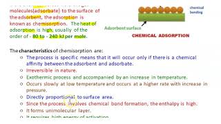 Define and explain chemisorption [upl. by Chancellor]