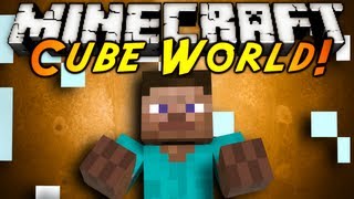 Minecraft Mod Showcase  CUBE WORLD [upl. by Aradnahc]