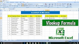 How To Use VLOOKUP Formula in Microsoft Excel  VLOOKUP in Excel  Excel VLOOKUP [upl. by Llemij888]