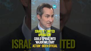 Israels Limited Operation Could Spiral Into Major Military Action Biden Official israelwar [upl. by Ahsam715]