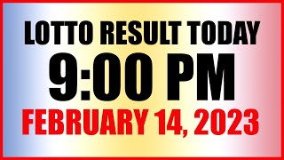 Lotto Result Today 9pm Draw February 14 2023 Swertres Ez2 Pcso [upl. by Zined]